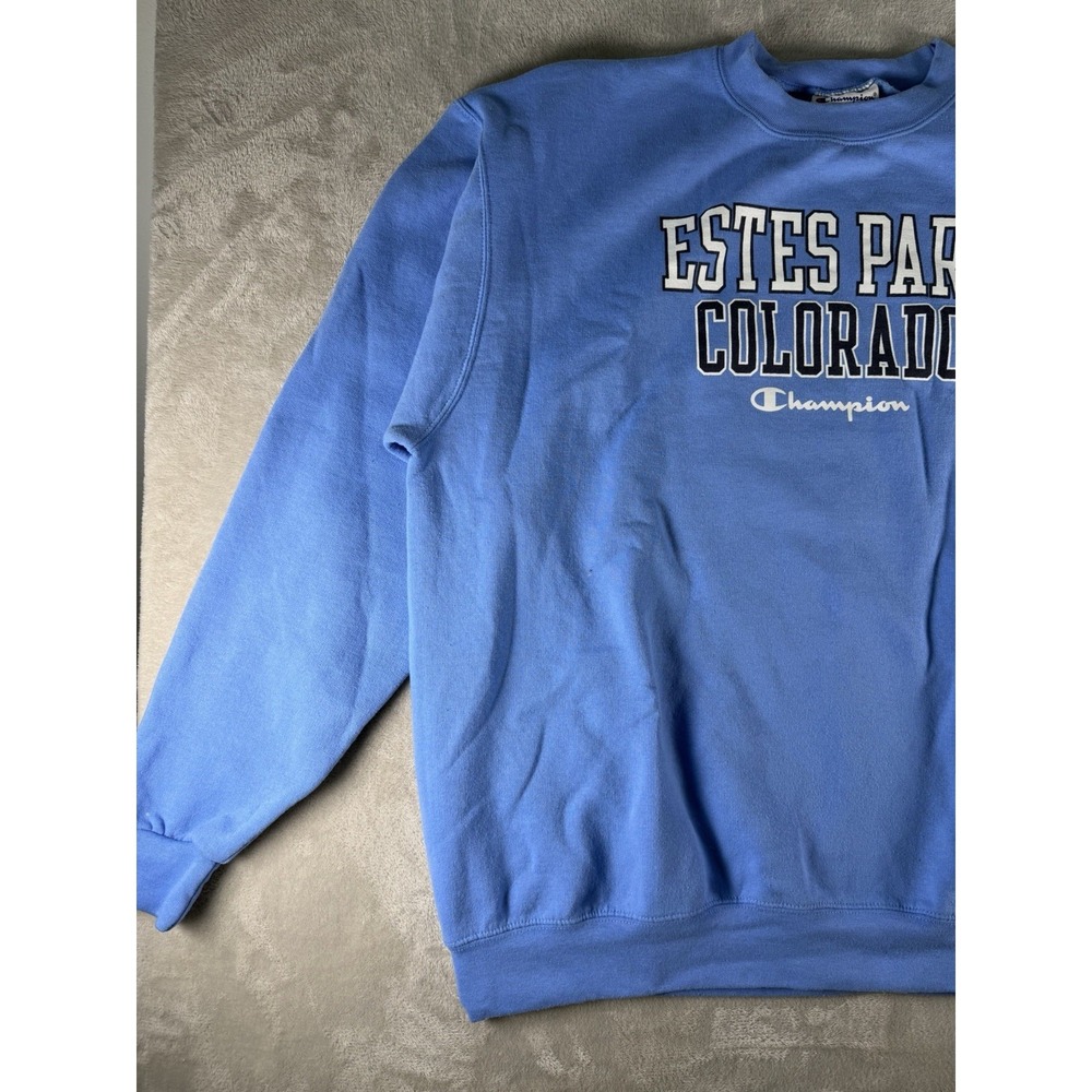 Champion XL Estes Park Colorado Crew Neck – Vibrant Blue Colorway (read desc.) - Picture 5 of 15